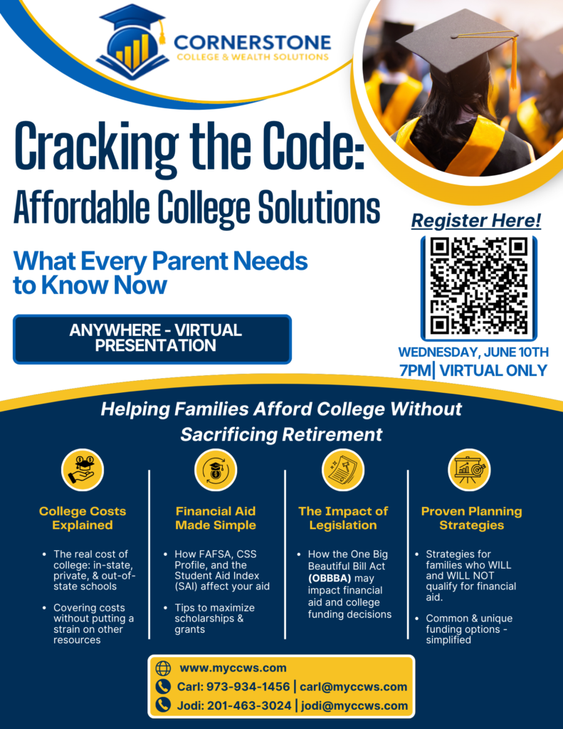 Cracking The Code: Affordable College Solutions VIRTUAL ONLY